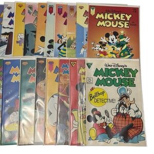 Vintage Walt Disney Mickey Mouse & Friends Comic Lot 20 Gemstone Gladstone NM